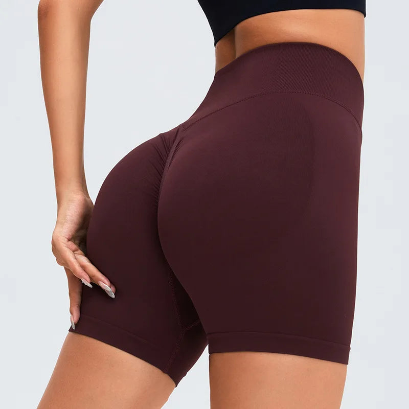 Short Feminino com Cintura Alta e Costura Levanta BumBum