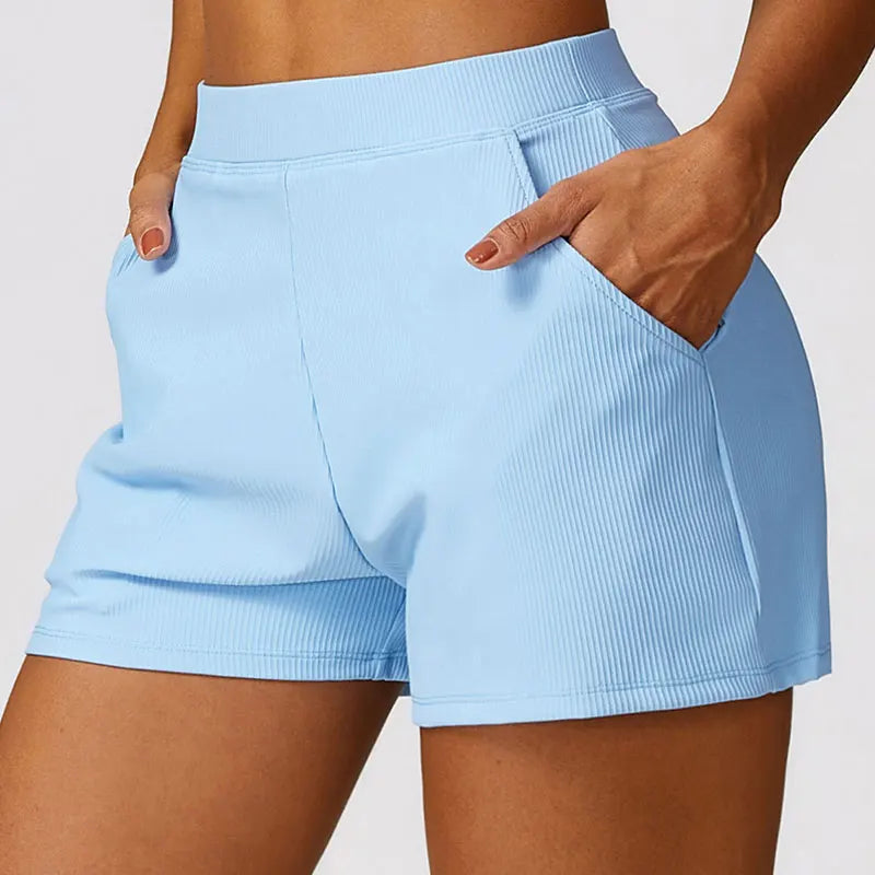 Short Feminino com Cintura Alta Solto