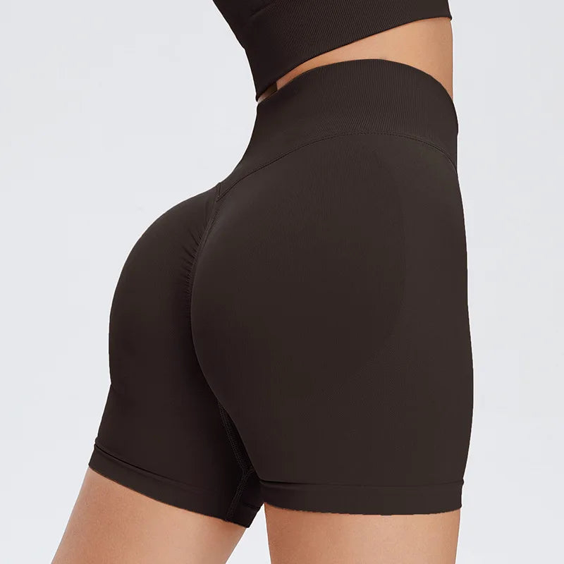 Short Feminino com Cintura Alta e Costura Levanta BumBum