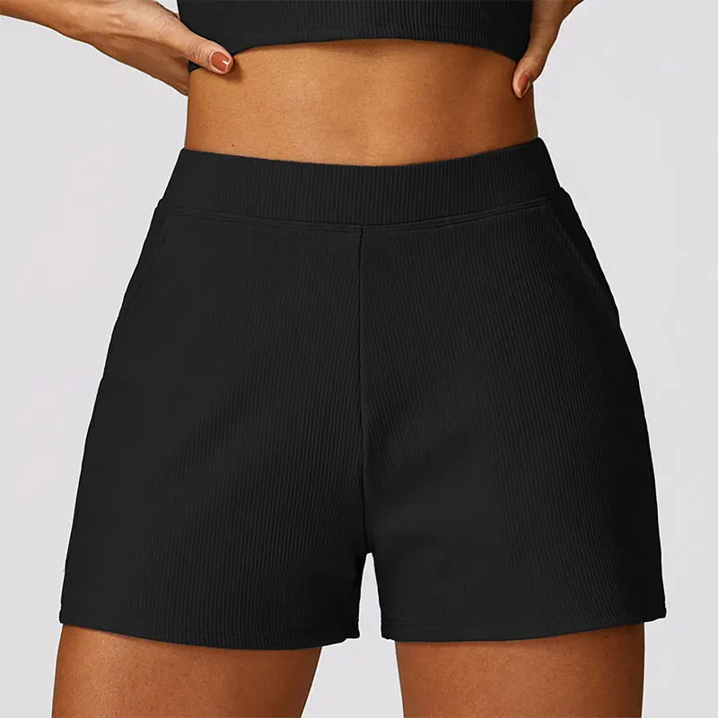 Short Feminino com Cintura Alta Solto